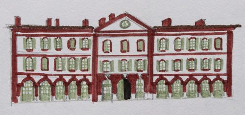 façade de l'hôtel de Fage