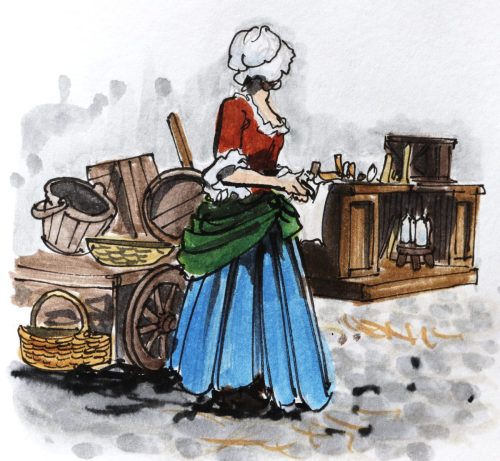 femme-et-marchandises